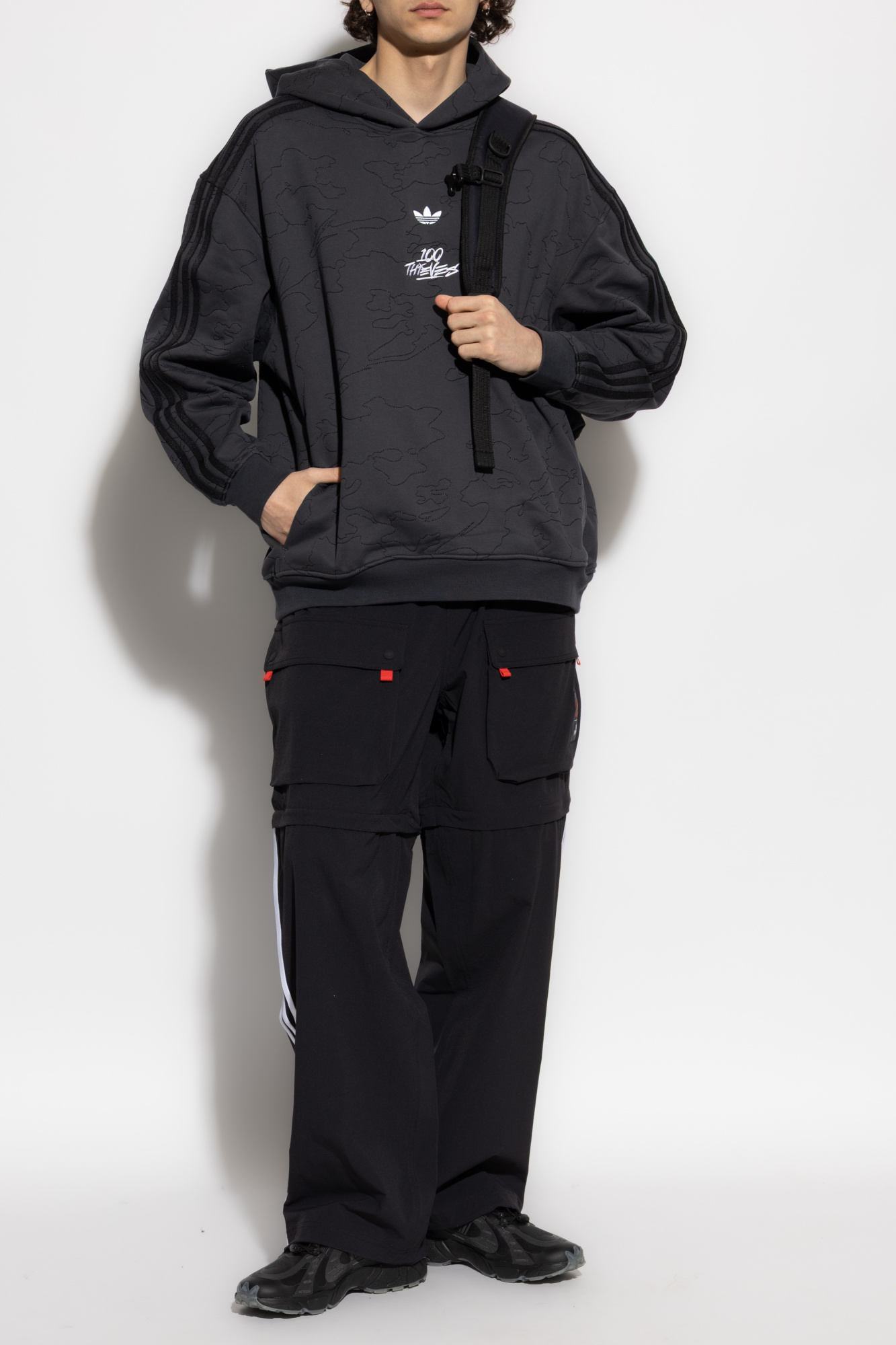 YDMOBA Szary ADIDAS x 100 Thieves ADIDAS Originals - Vitkac Polska